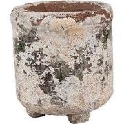 Clayre & Eef Bloempot Ø 9x10 cm Beige Terracotta