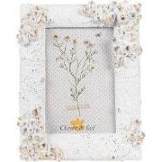 Clayre & Eef Fotolijst 10x15 cm Wit Polyresin