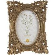 Clayre & Eef Fotolijst 10x15 cm Goudkleurig Polyresin