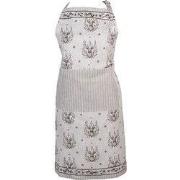 Clayre & Eef Keukenschort 70x85 cm Beige Katoen Hert