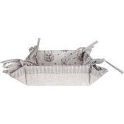 Clayre & Eef Broodmand 35x35x8 cm Beige Katoen Hert