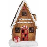 Clayre & Eef Gingerbread house 15 cm Bruin Keramiek