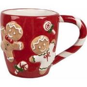 Clayre & Eef Mok 325 ml Rood Keramiek