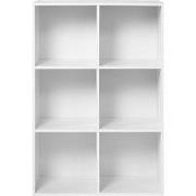 Opbergplank met 6 vakken - L61 x H91 cm