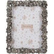 Clayre & Eef Fotolijst 13x18 cm Zilverkleurig Kunststof