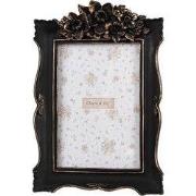 Clayre & Eef Fotolijst 10x15 cm Zwart Kunststof