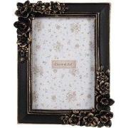 Clayre & Eef Fotolijst 10x15 cm Zwart Kunststof
