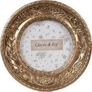 Clayre & Eef Fotolijst 7x7 cm Goudkleurig Kunststof