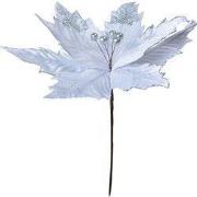 Clayre & Eef Kunstplant Kerstster Ø 34x38 cm Wit Kunststof