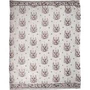 Clayre & Eef Plaid 130x180 cm Beige Polyester Hert
