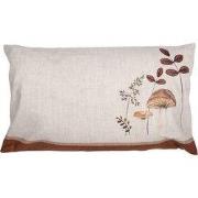 Clayre & Eef Kussenhoes 30x50 cm Beige Polyester Paddenstoelen