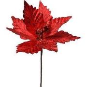 Clayre & Eef Kunstplant Kerstster Ø 23x27 cm Rood Kunststof