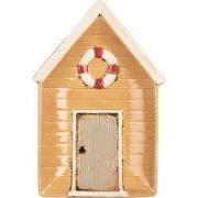 Clayre & Eef Serveerschaal Huis 25x17 cm Geel Keramiek