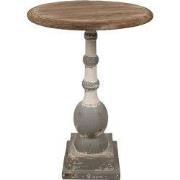 Clayre & Eef Bijzettafel Ø 51x71 cm Bruin Hout