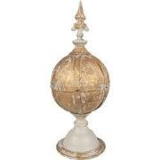 Clayre & Eef Decoratie Ornament Ø 19x45 cm Bruin Metaal