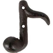 Clayre & Eef Wandkapstok 8x3x9 cm Bruin Metaal