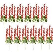 Clayre & Eef Kunstbloemen Set van 12 110 cm Rood Kunststof