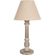 Clayre & Eef Tafellamp Ø 23x45 cm Bruin Hout