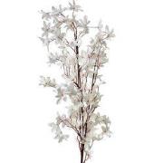 Clayre & Eef Kunstbloem 112 cm Wit Kunststof