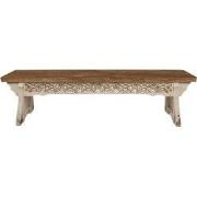 Clayre & Eef Bankje 169x36x46 cm Bruin Hout