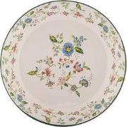 Clayre & Eef Onderbord Ø 30x3 cm Beige Metaal Bloemen