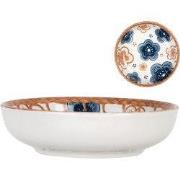 Clayre & Eef Kom 50 ml Beige Blauw Keramiek