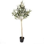 Clayre & Eef Kunst Olijfboom 90 cm Groen Kunststof
