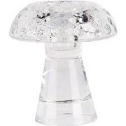 Clayre & Eef Kandelaar Ø 10x11 cm Transparant Glas