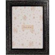 Clayre & Eef Fotolijst 13x18 cm Zwart Kunststof