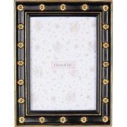 Clayre & Eef Fotolijst 13x18 cm Zwart Goudkleurig Kunststof