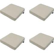 Madison -  Zitkussen Beige canvas eco+ - Ca. 40x40 cm - Set van 4