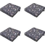 Madison -  Zitkussen Donna grey canvas eco+ - Ca. 40x40 cm - Set van 4