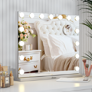 Hollywood Spiegel - 58x48cm - Wit