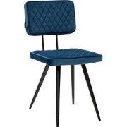 Kick eetkamerstoel Toby - Donkerblauw