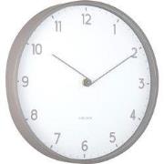 Wandklok Sencillez - Donkergrijs - Ø30cm