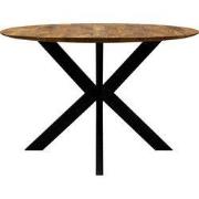Kick eettafel Jake - 120cm - Bruin