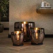 Hoyz Collection - Vloerlamp UP L - Koperkleurig Glas - Ø29