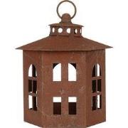 Clayre & Eef Lantaarn Ø 19x22 cm Bruin Metaal