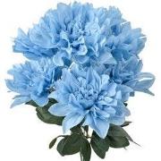 Clayre & Eef Kunstbloem 49 cm Blauw Kunststof