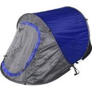 Hanse® Pop-up tent Blauw voor 2 personen kampeertent trekking festival