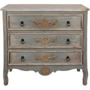 Clayre & Eef Dressoir 95x38x90 cm Groen Hout