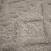 Zydante® Dekbedovertrekset Jacquard Teddy Stone - 140x200/220 cm - met...