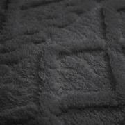 Dekbedovertrekset Jacquard Teddy Antraciet - 240x200/220+2*60x70 cm
