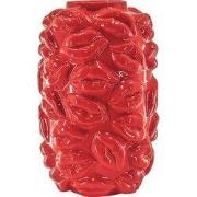 Vase - Kisses - Ceramics - Red - 17x17x27cm