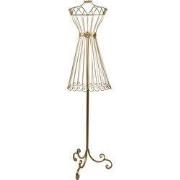 Clayre & Eef Etalagepop 42x36x142 cm Goudkleurig Metaal