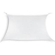 hanSe® Schaduwdoek Rechthoek Waterdoorlatend 2x3 m Zonnedoek Wit