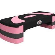 3 hoogtes verstelbare anti-slip aerobic Stepbank - tot 150 kg - Roze