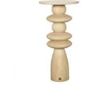 PTMD Bijzettafel Callain - 40x40x80 cm - Hout - Naturel