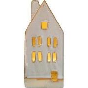 Clayre & Eef Decoratie Huis 15 cm Beige Porselein