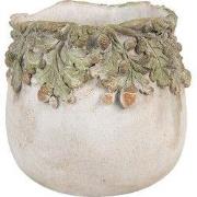 Clayre & Eef Bloempot Ø 19x17 cm Beige Steen